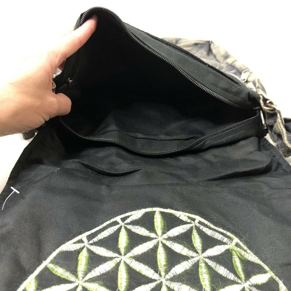 Siddhartha Handmade Medallion Boho Crossbody Bag - Picture 6 of 8